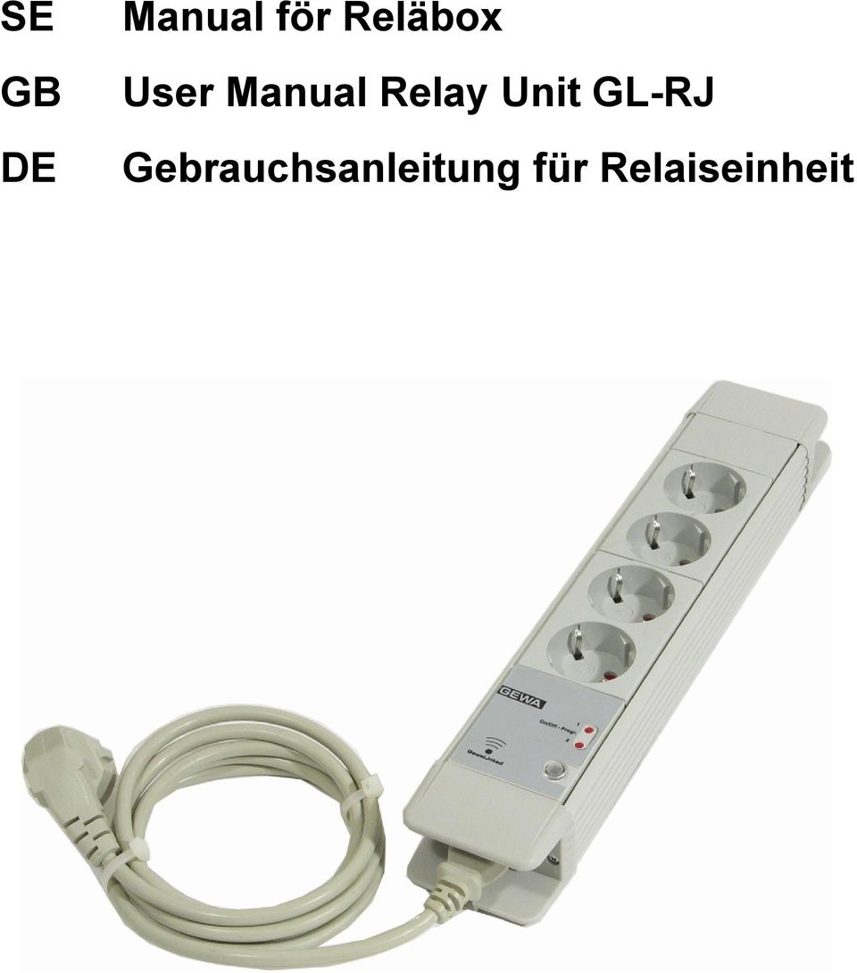 Relay Unit GL-RJ