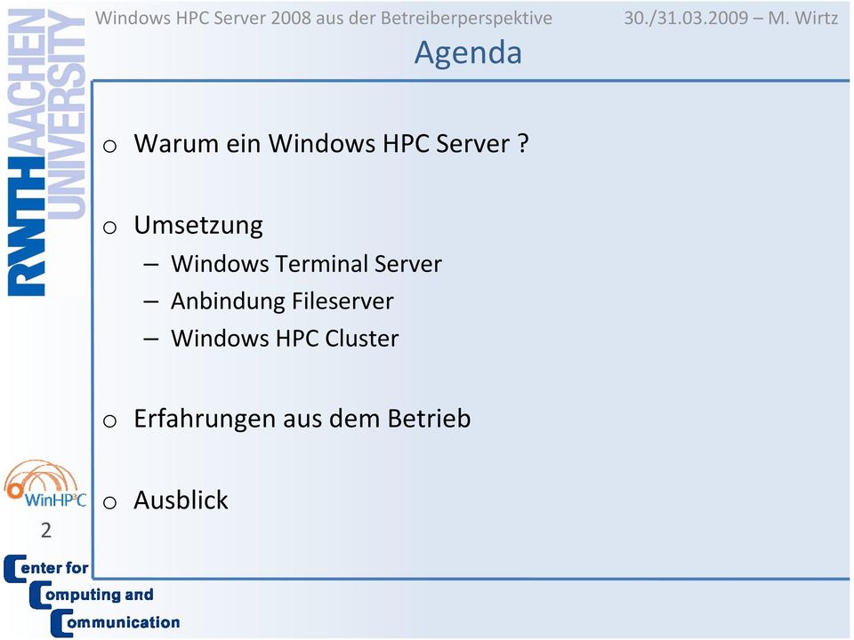 Anbindung Fileserver Windows HPC