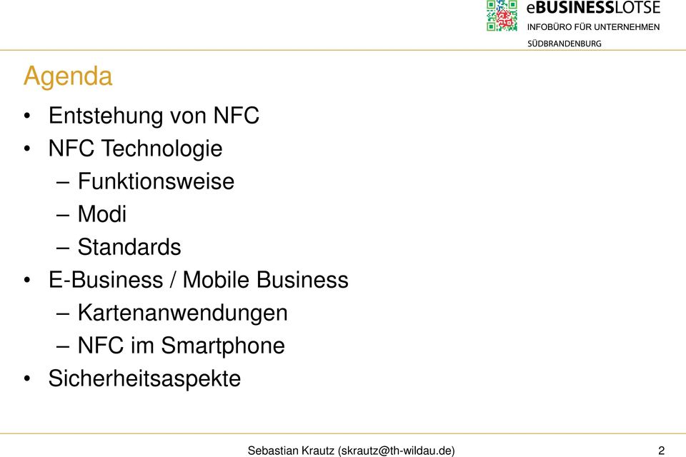 Business Kartenanwendungen NFC im Smartphone