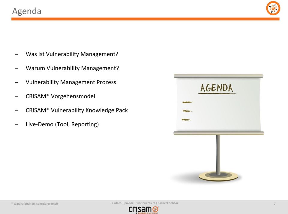 Vulnerability Management Prozess CRISAM