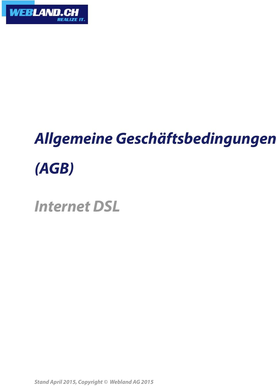 (AGB) Internet DSL