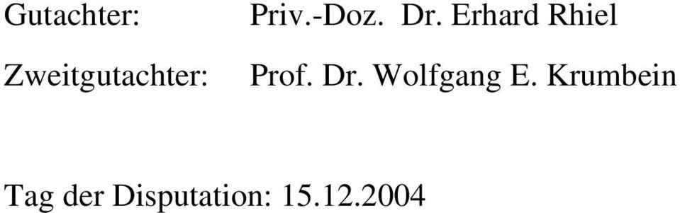 Erhard Rhiel Prof. Dr.