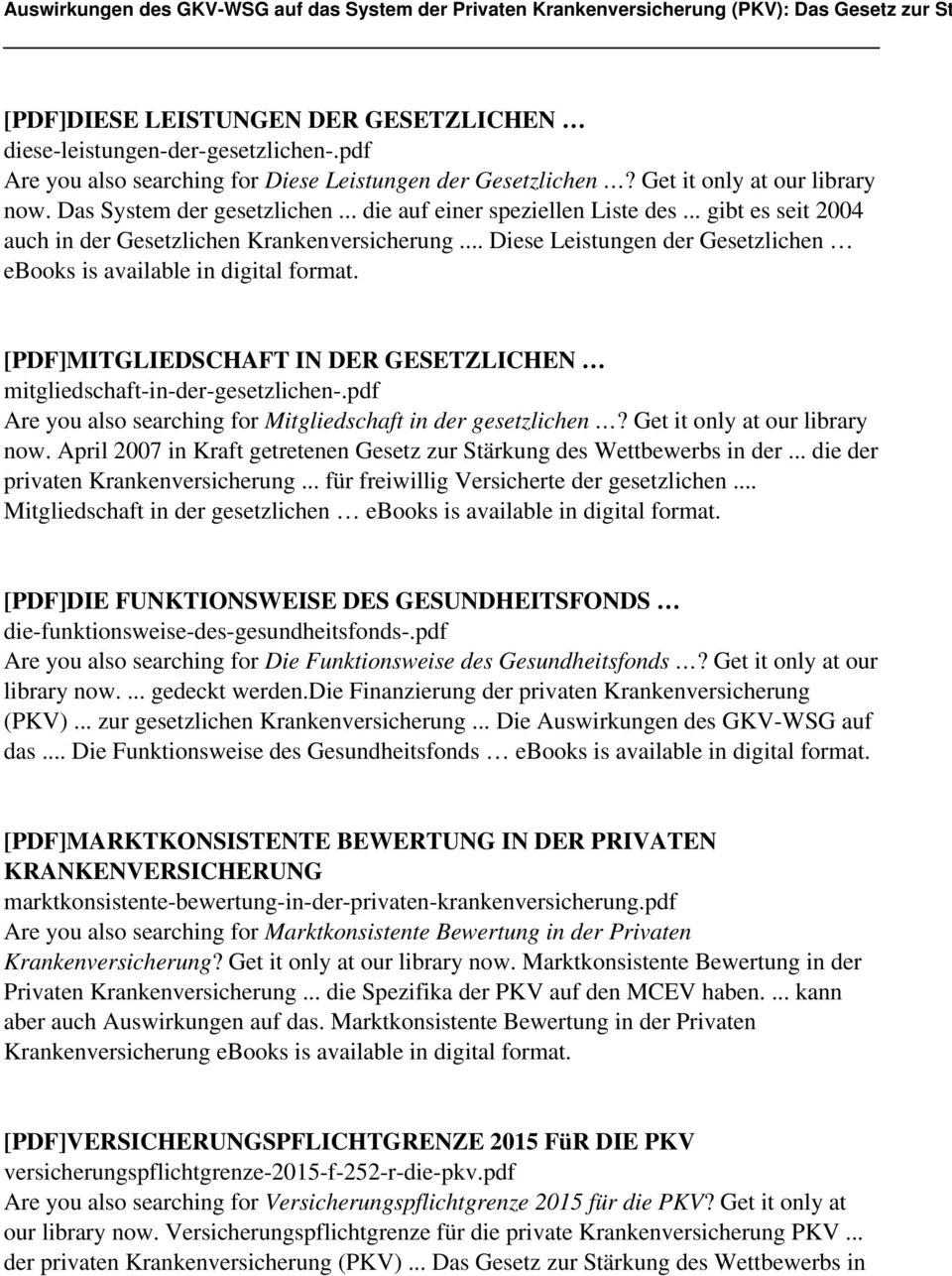 [PDF]MITGLIEDSCHAFT IN DER GESETZLICHEN mitgliedschaft-in-der-gesetzlichen-.pdf Are you also searching for Mitgliedschaft in der gesetzlichen? Get it only at our library now.