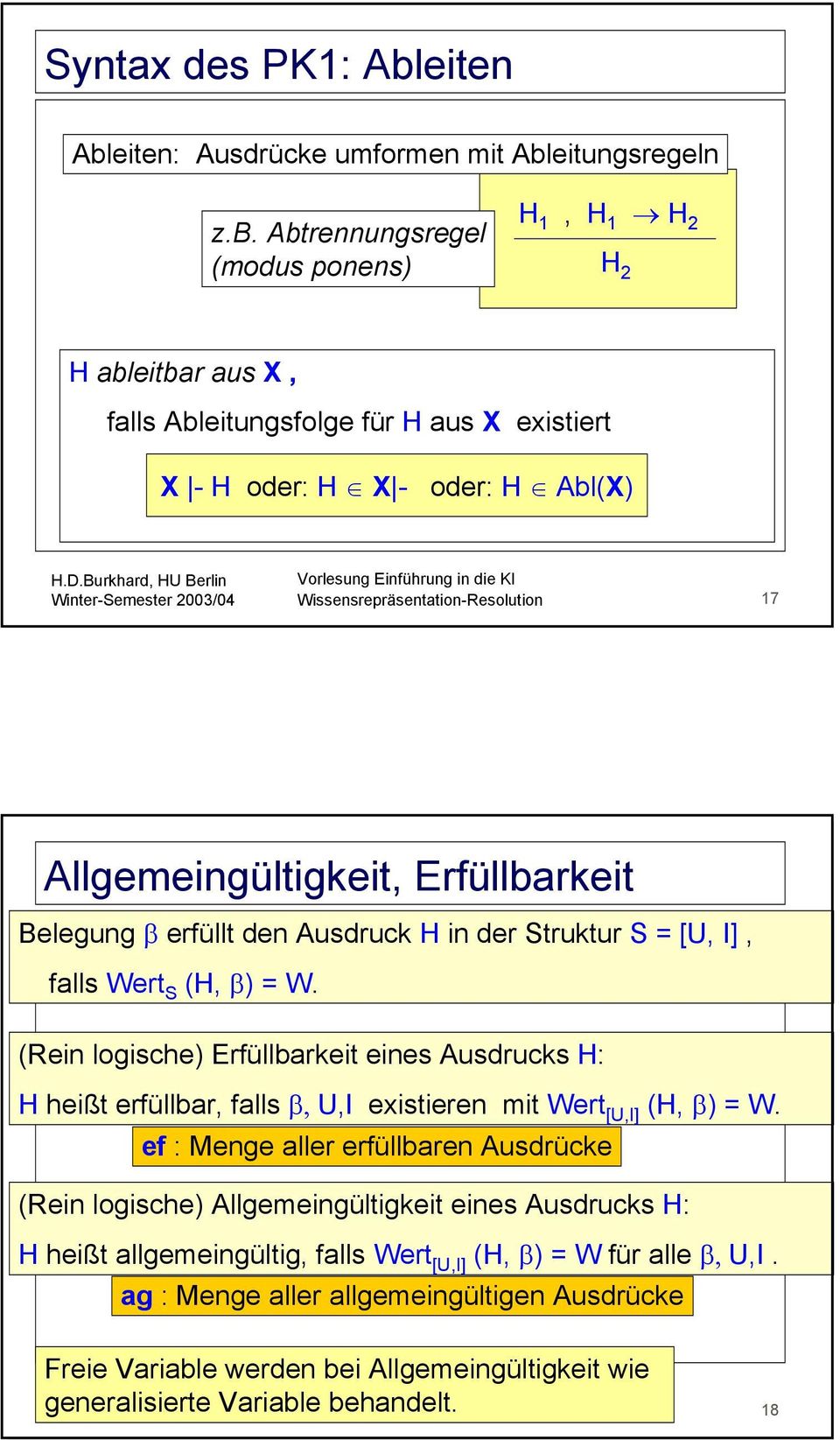 eiten: Ausdrücke umformen mit Abl