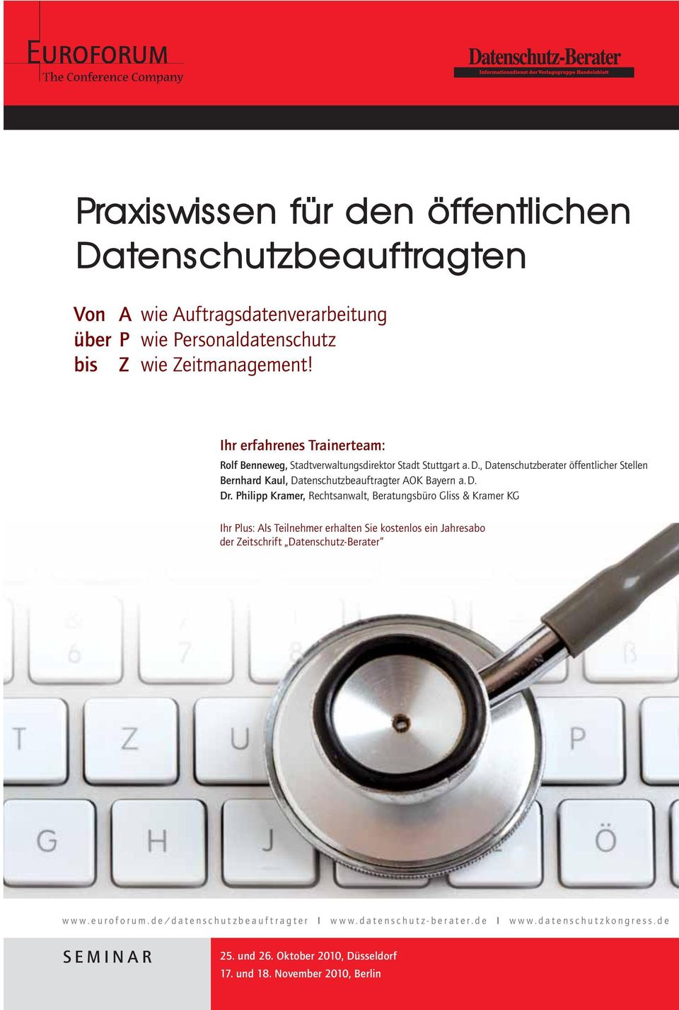 , Datenschutz berater öffentlicher Stellen Bernhard Kaul, Datenschutz beauftragter AOK Bayern a. D. Dr.