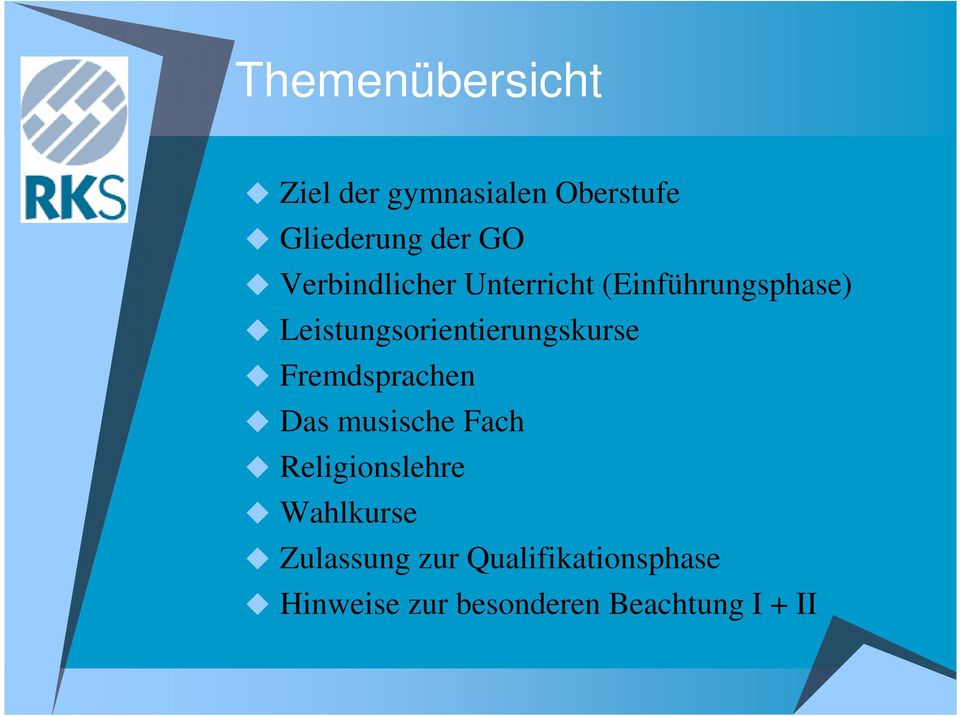 Leistungsorientierungskurse Fremdsprachen Das musische Fach