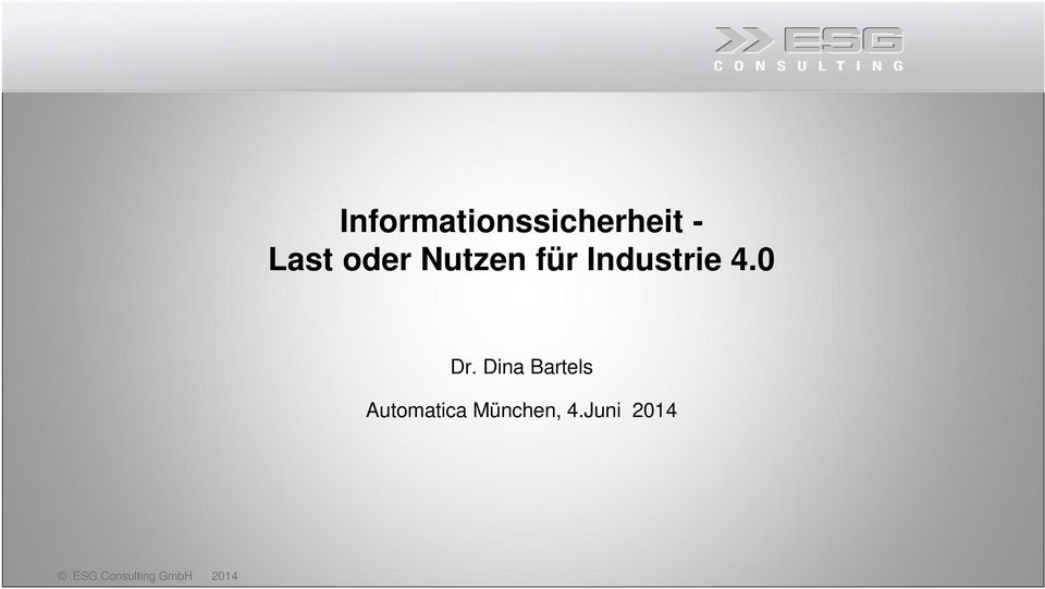 Industrie 4.0 Dr.