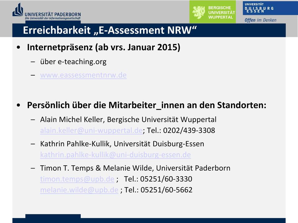 keller@uni-wuppertal.de; Tel.: 0202/439-3308 Kathrin Pahlke-Kullik, Universität Duisburg-Essen kathrin.