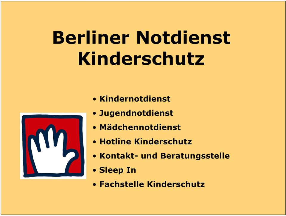 Mädchennotdienst Hotline Kinderschutz