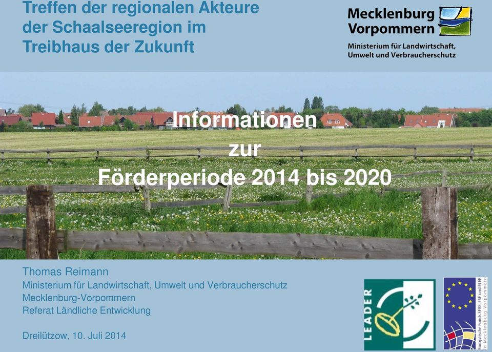2020 Thomas Reimann Ministerium für Landwirtschaft, Umwelt und