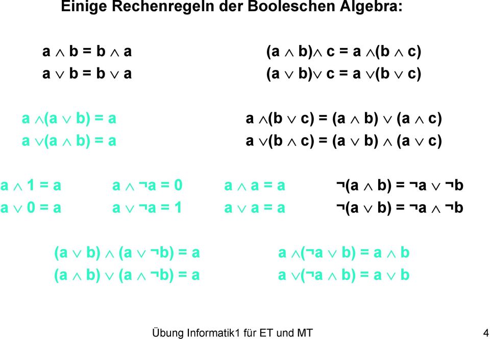 (a c) a = a a a = a a = a (a b) = a b a = a a a = a a = a (a b) = a b (a b) (a b)
