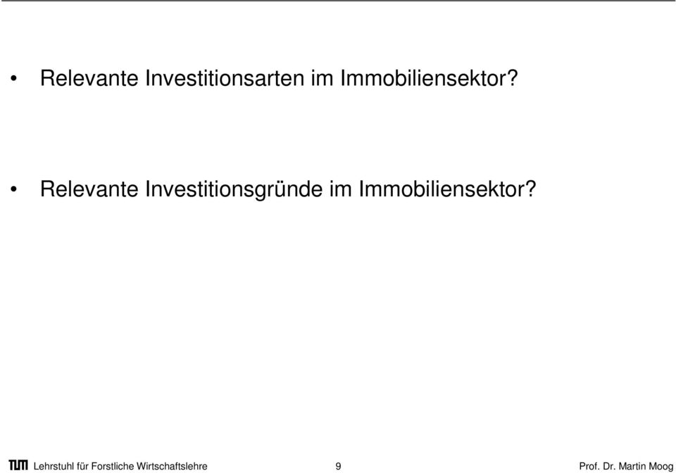 Immobiliensektor?