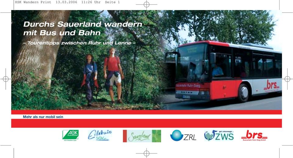 Sauerland wandern mit Bus und Bahn