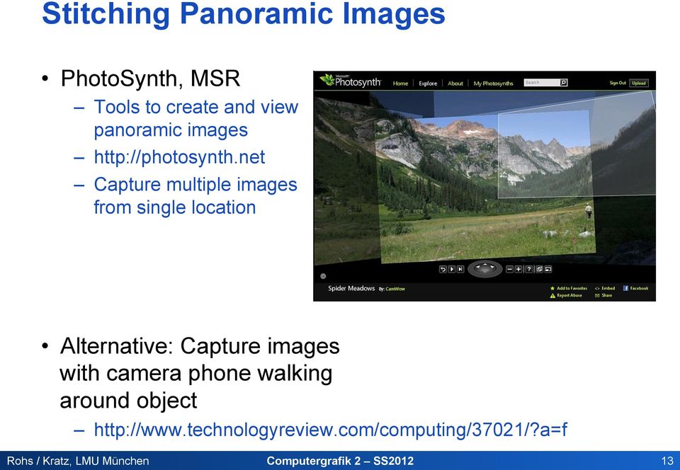 net Capture multiple images from single location Alternative: Capture