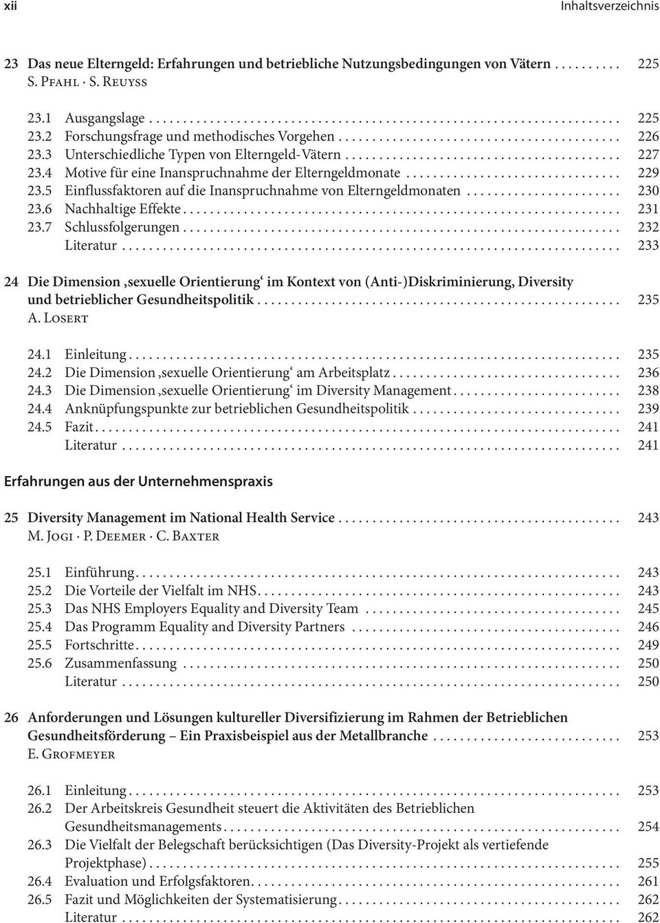 6 Nachhaltige Effekte... 231 23.7 Schlussfolgerungen... 232 Literatur.