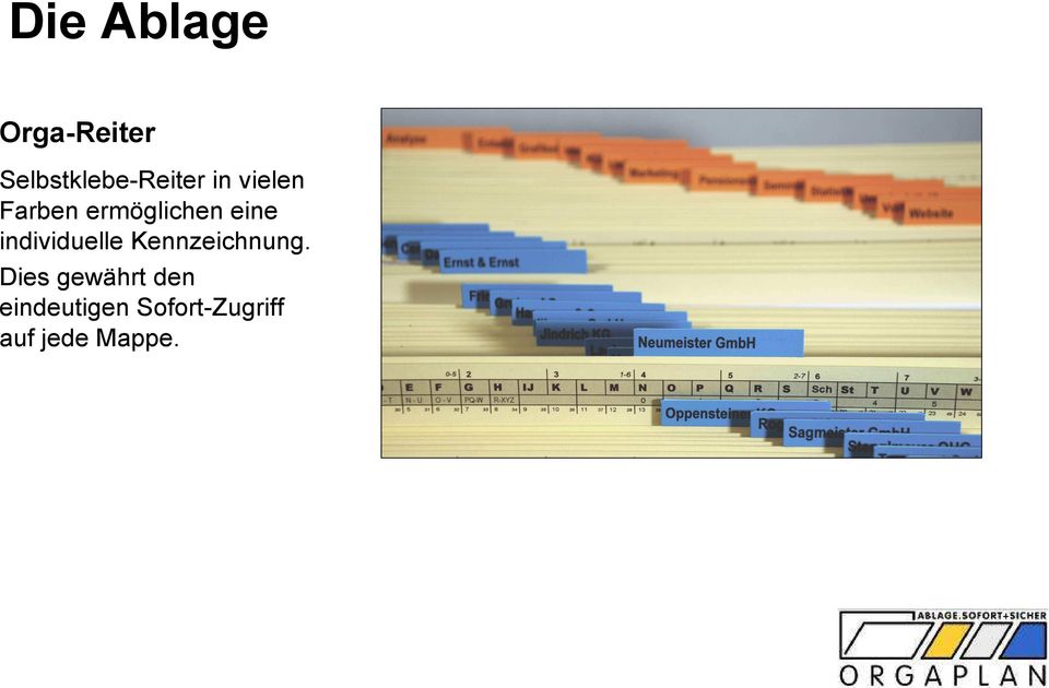 ermöglichen eine individuelle