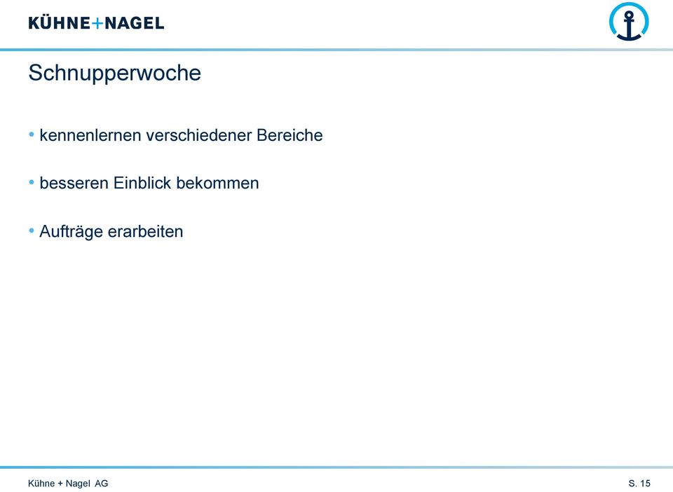 verschiedener Bereiche