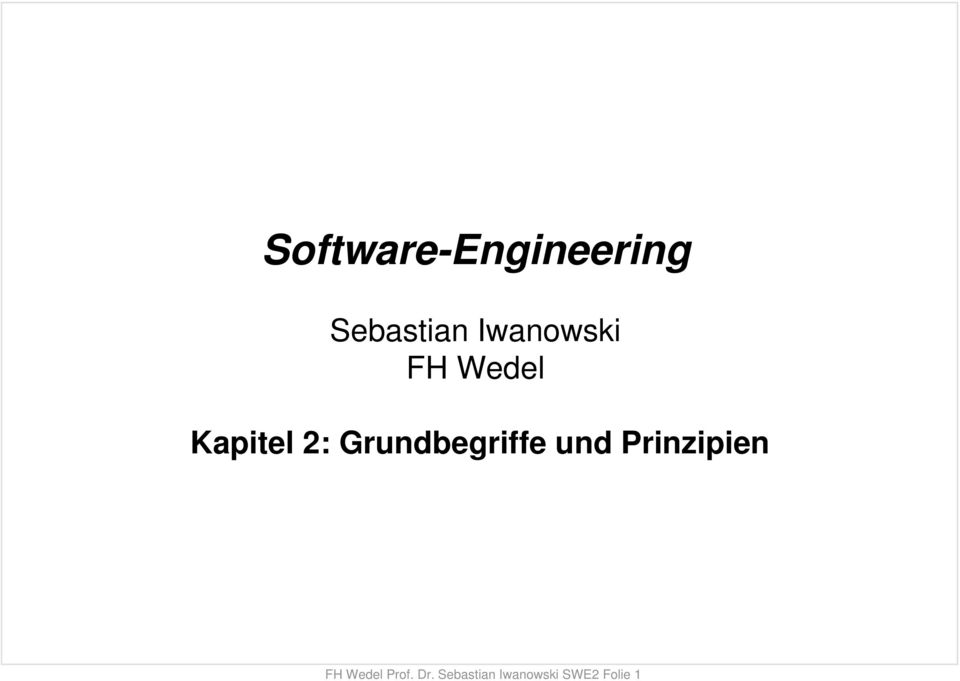 Software-Engineering Sebastian