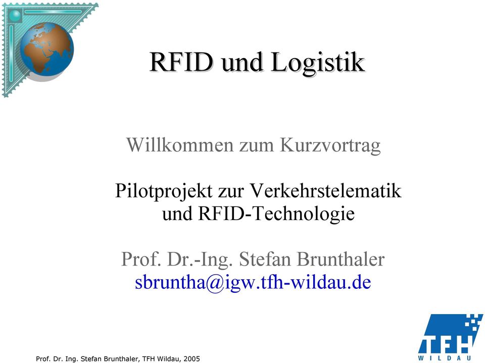 Verkehrstelematik und RFID-Technologie