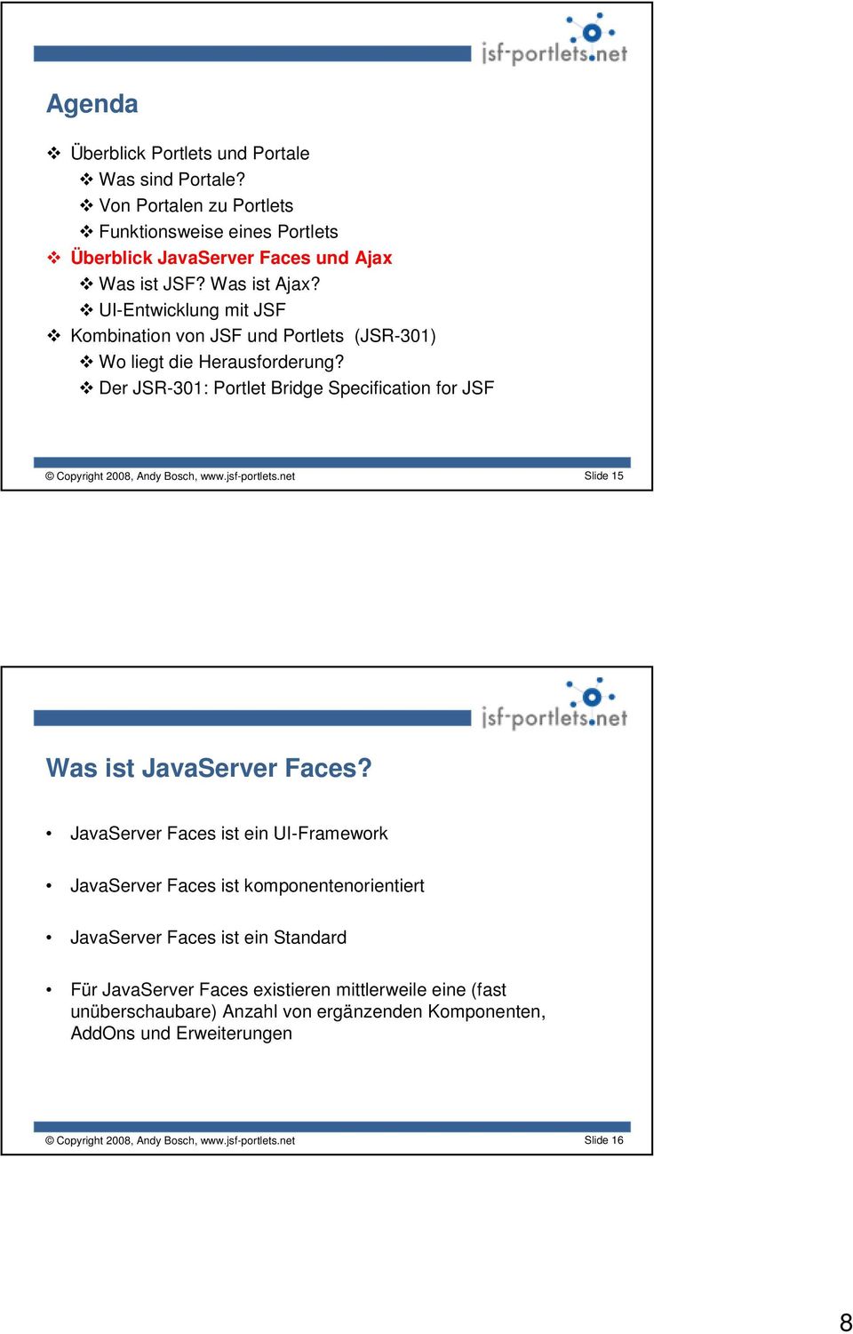 jsf-portlets.net Slide 15 Was ist JavaServer Faces?