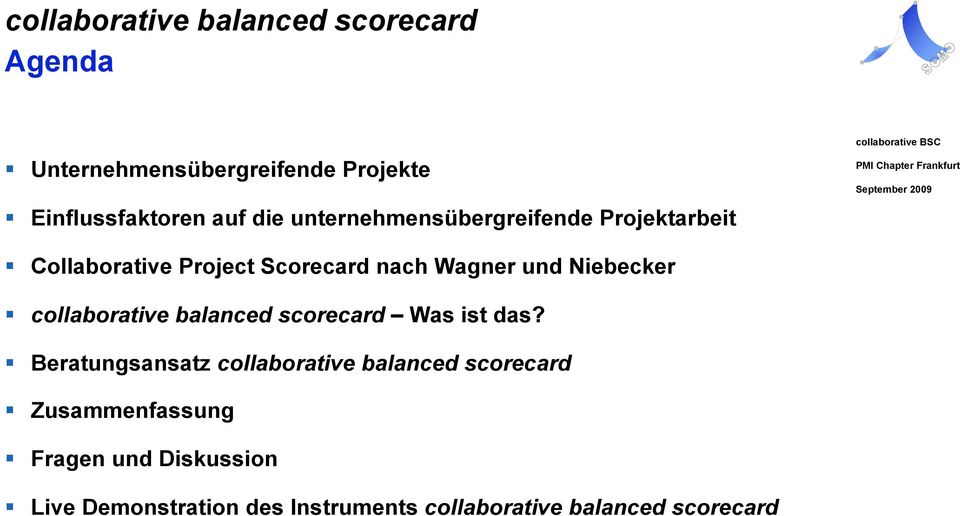 Niebecker collaborative balanced scorecard Was ist das?