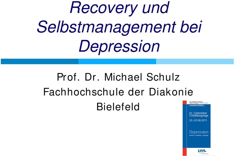 Depression Prof. Dr.