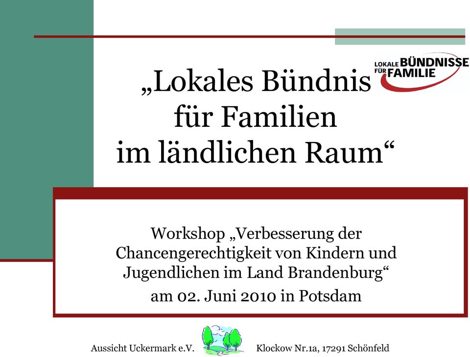 Jugendlichen im Land Brandenburg am 02.