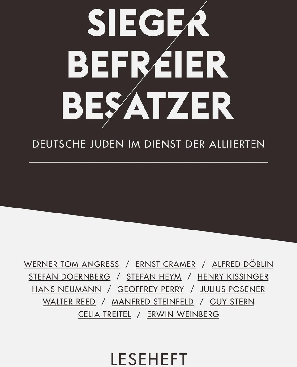 Kissinger Hans Neumann / Geoffrey Perry / Julius Posener Walter