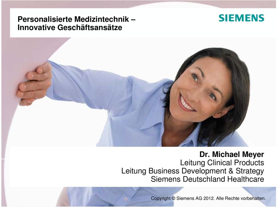 Michael Meyer Leitung Clinical Products