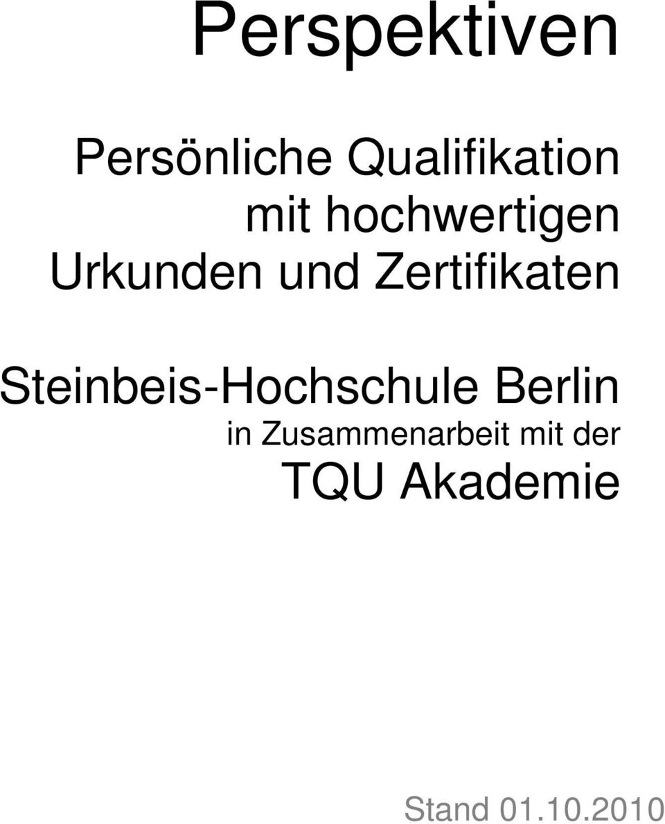 en Steinbeis-Hochschule Berlin in