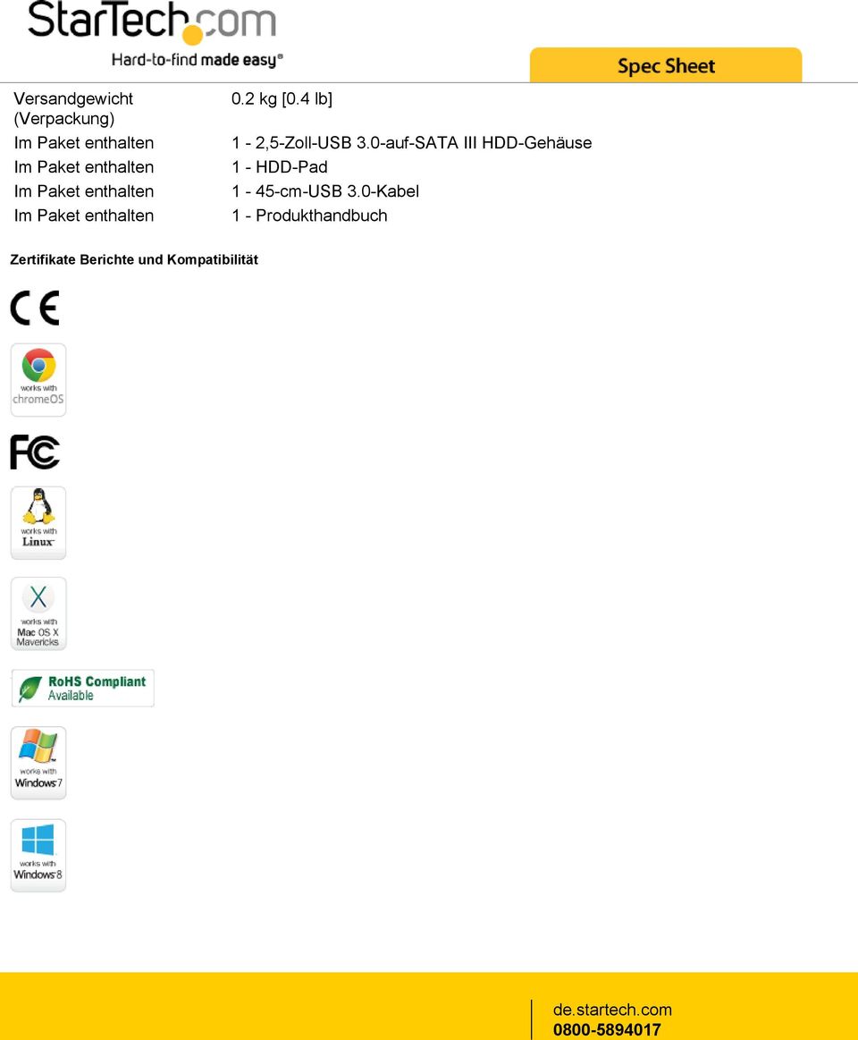 0-auf-SATA III HDD-Gehäuse 1 - HDD-Pad