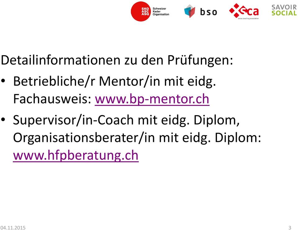 ch Supervisor/in-Coach mit eidg.