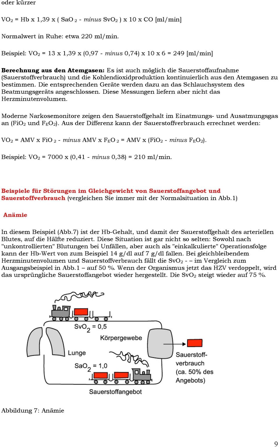 kontinuierlich aus den Atemgasen zu bestimmen. Die entsprechenden Geräte werden dazu an das Schlauchsystem des Beatmungsgeräts angeschlossen. Diese Messungen liefern aber nicht das Herzminutenvolumen.