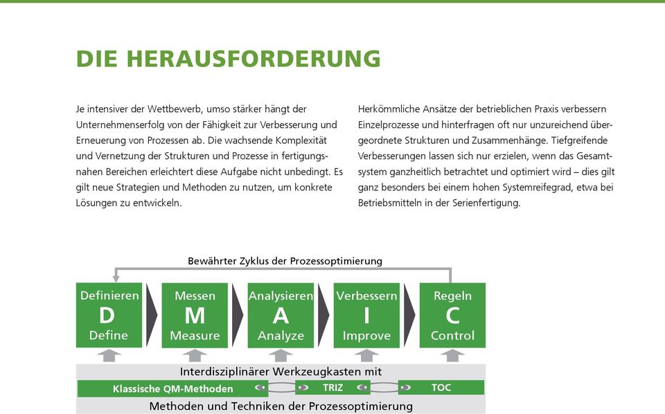 Es gilt neue Strategien und Methoden zu nutzen, um konkrete Lösungen zu entwickeln.