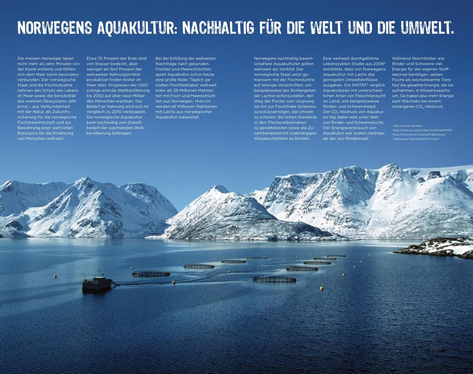 die norwegische Fischereiwirtschaft und zur Bewahrung einer wertvollen Ressource für die Ernährung von Menschen weltweit.