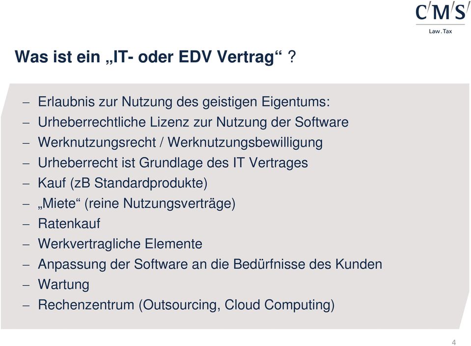 Cloud Computing It Vertrage Urheberrecht Dr Johannes Juranek Partner Bei Cms Reich Rohrwig Hainz Rechtsanwalte Gmbh Gauermanngasse 2 1010 Wien Pdf Free Download