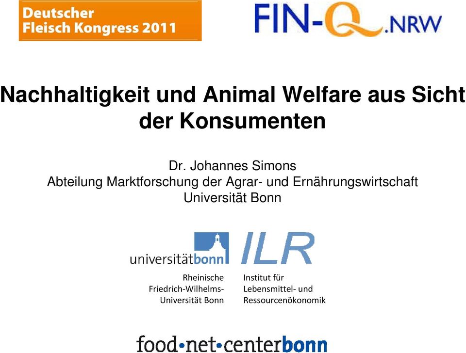 Ernährungswirtschaft Universität Bonn Rheinische Friedrich