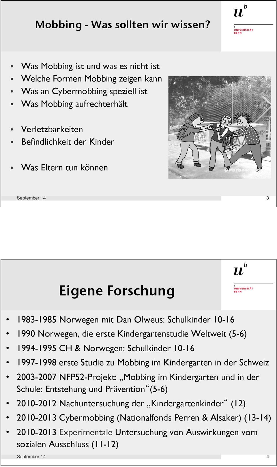 Marianne Kauer 3 September 14" Eigene Forschung!