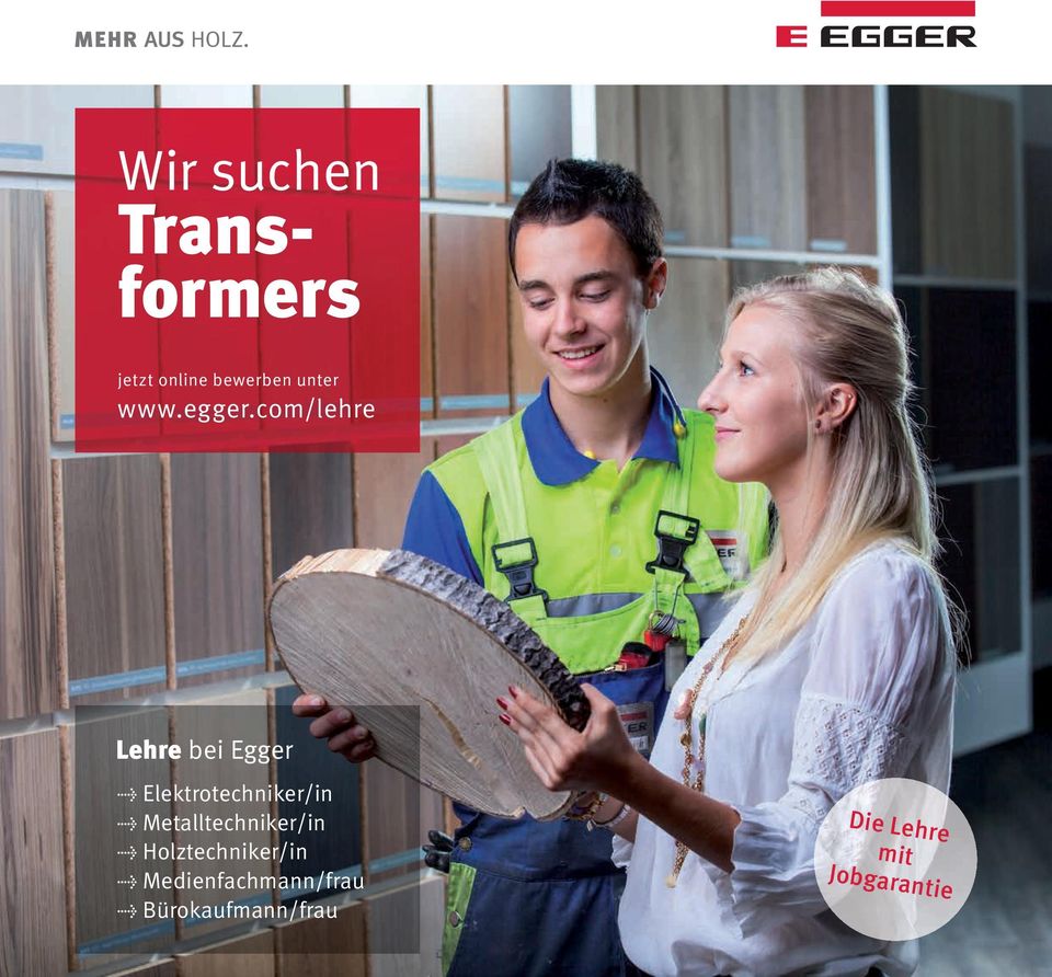 com/lehre Lehre bei Egger Elektrotechniker/in