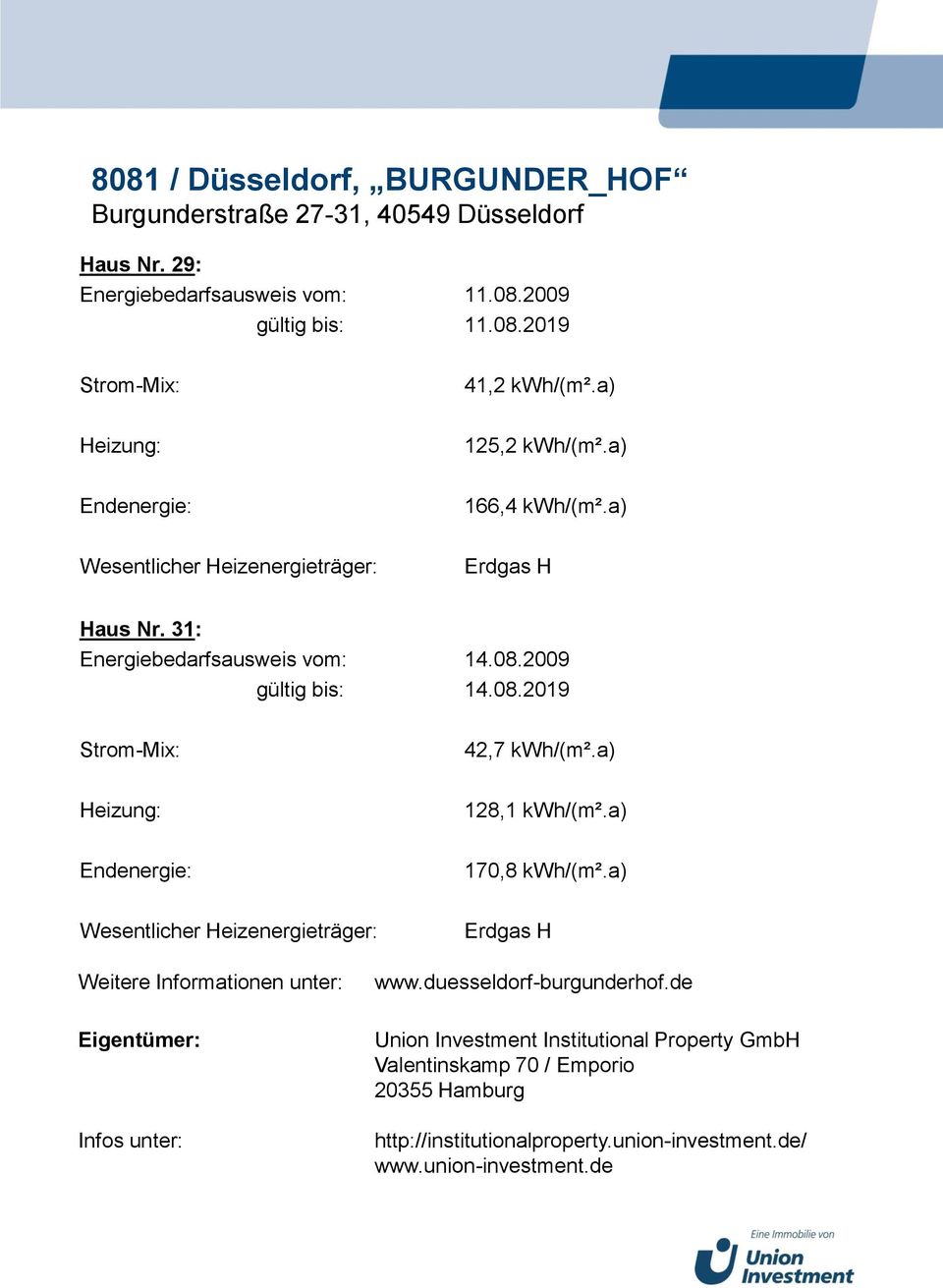 2009 gültig bis: 14.08.2019 Strom-Mix: Heizung: Endenergie: Wesentlicher Heizenergieträger: 42,7 kwh/(m².a) 128,1 kwh/(m².a) 170,8 kwh/(m².