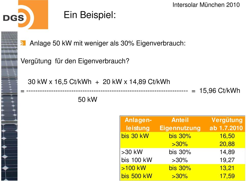 30 kw x 16,5 Ct/kWh + 20 kw x 14,89 Ct/kWh =