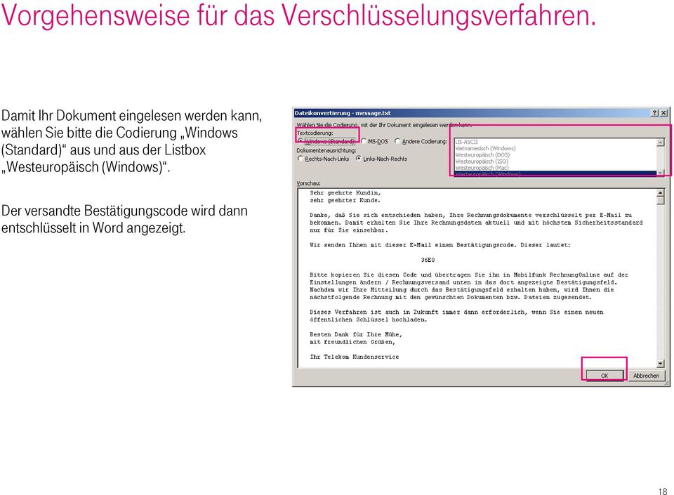 Listbox Westeuropäisch (Windows).