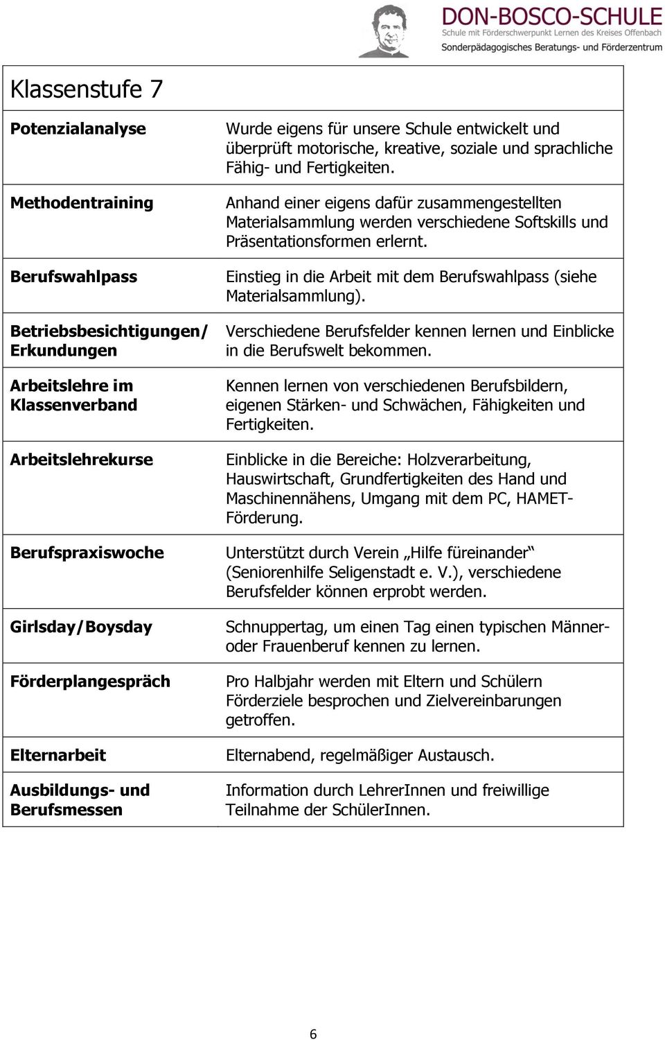 Anhand einer eigens dafür zusammengestellten Materialsammlung werden verschiedene Softskills und Präsentationsformen erlernt. Einstieg in die Arbeit mit dem (siehe Materialsammlung).