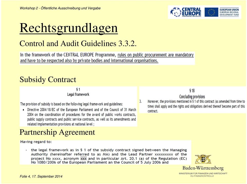 Subsidy Contract Partnership