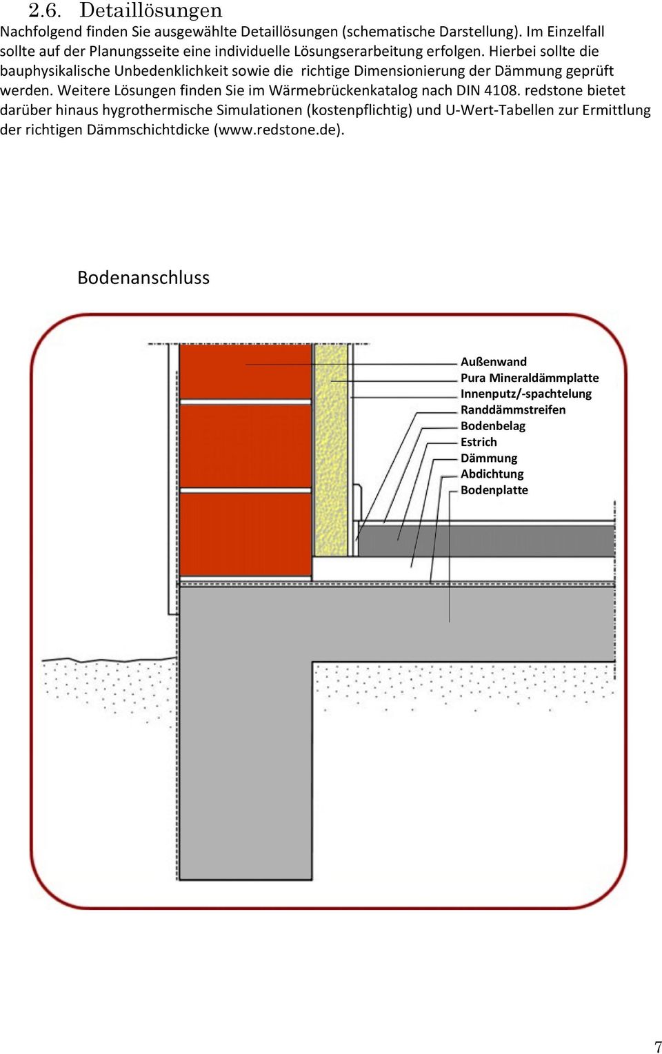 Hierbei sollte die bauphysikalische Unbedenklichkeit sowie die richtige Dimensionierung der Dämmung geprüft werden.