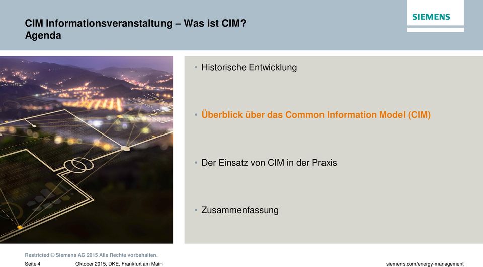 Information Model (CIM) Der