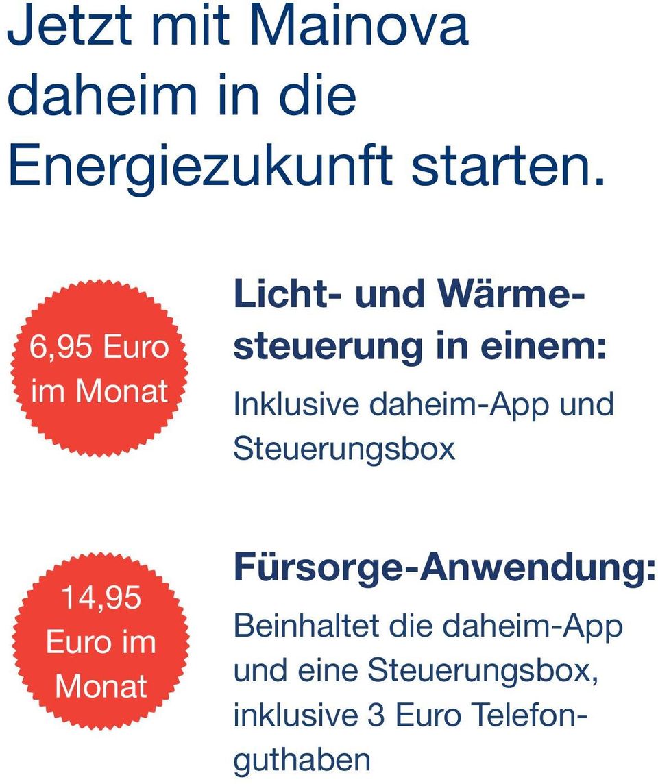 daheim-app und Steuerungsbox 14,95 Euro im Monat