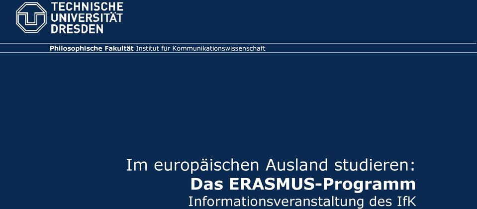 ERASMUS-Programm