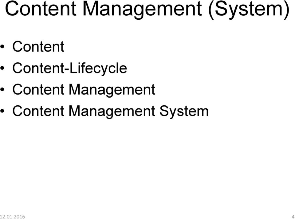 Content-Lifecycle  