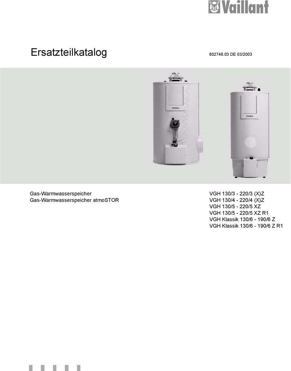 Gas-Warmwasserspeicher atmostor VGH 130/3-220/3 (X)Z VGH